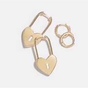 BaubleBar Natasha Earring Set Gold Color